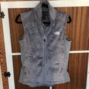 Grey North Face Vest